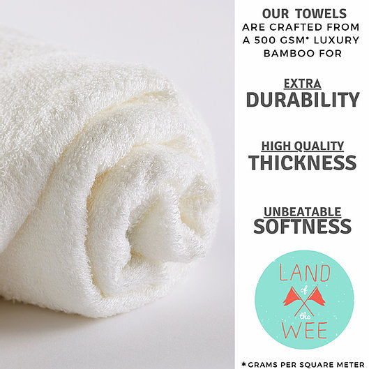 All I Can Bear - Bamboo Hooded Towel & Washcloth Bath Set - Imperfect Box