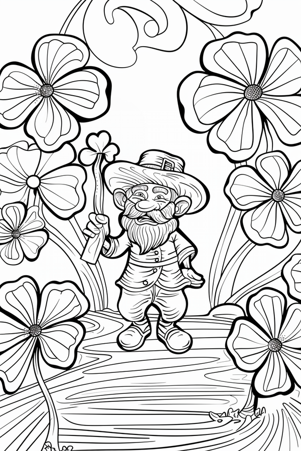 St. Patrick's Coloring Book Printables For Kids - Free Download