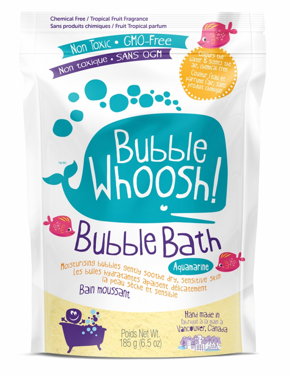 Bubble Whoosh Aquamarine Bubble Bath Powder - Tropical Fruit Scent