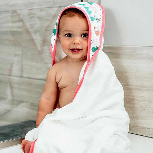 Forever Foxy -Hooded Baby Towel & Reusable Bag
