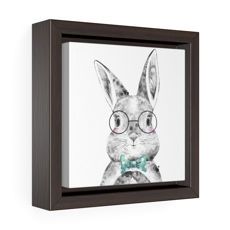 Bunny - Canvas Framed Art - Square