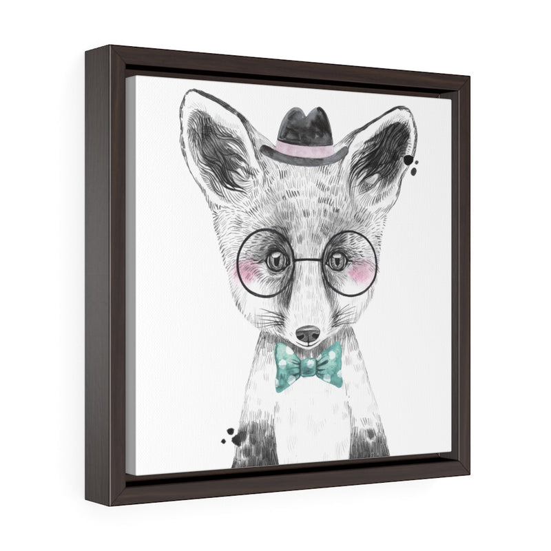 Fox - Canvas Framed Art - Square